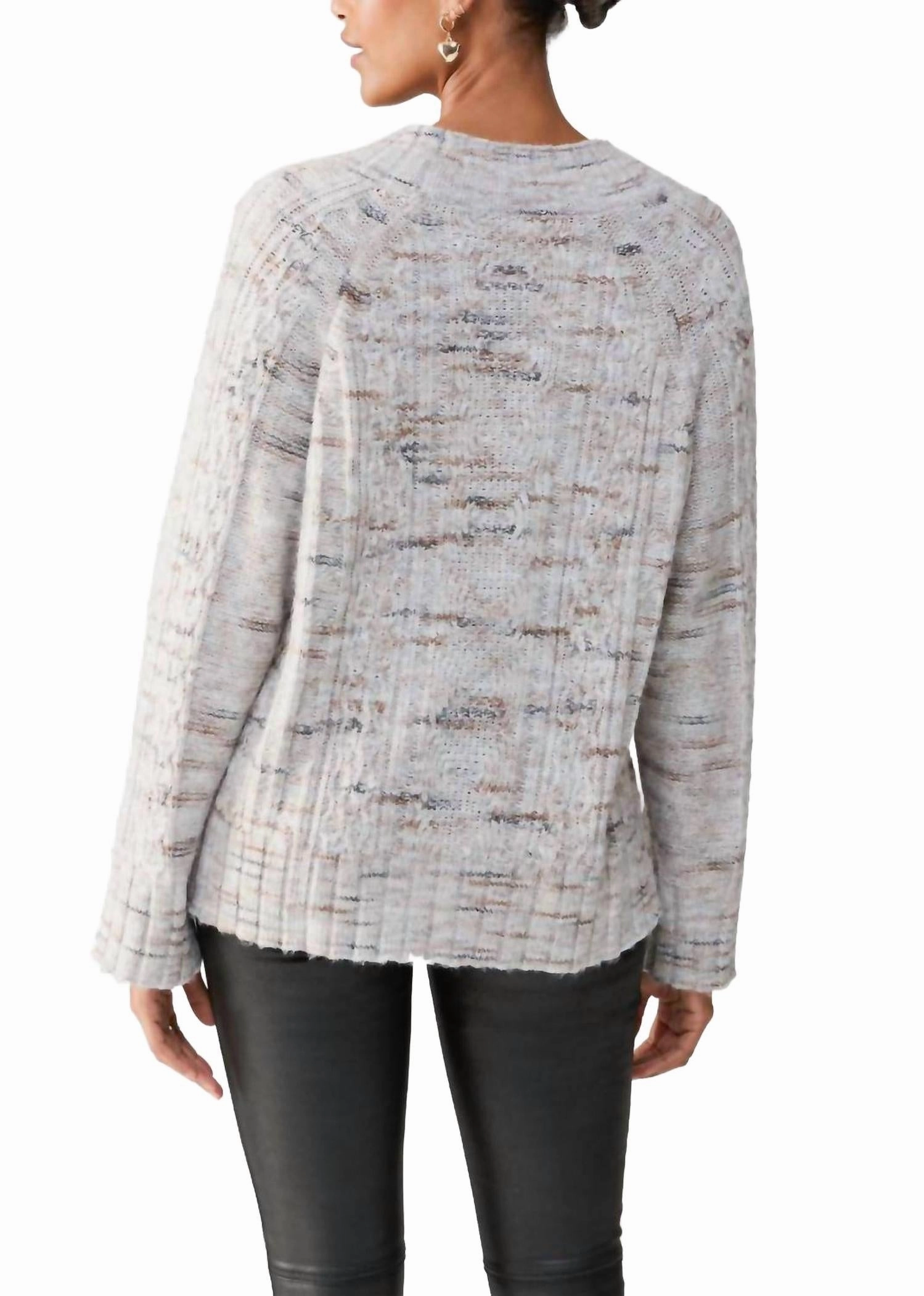 Women's Cozy Mornings Cardigan In Light Mineral