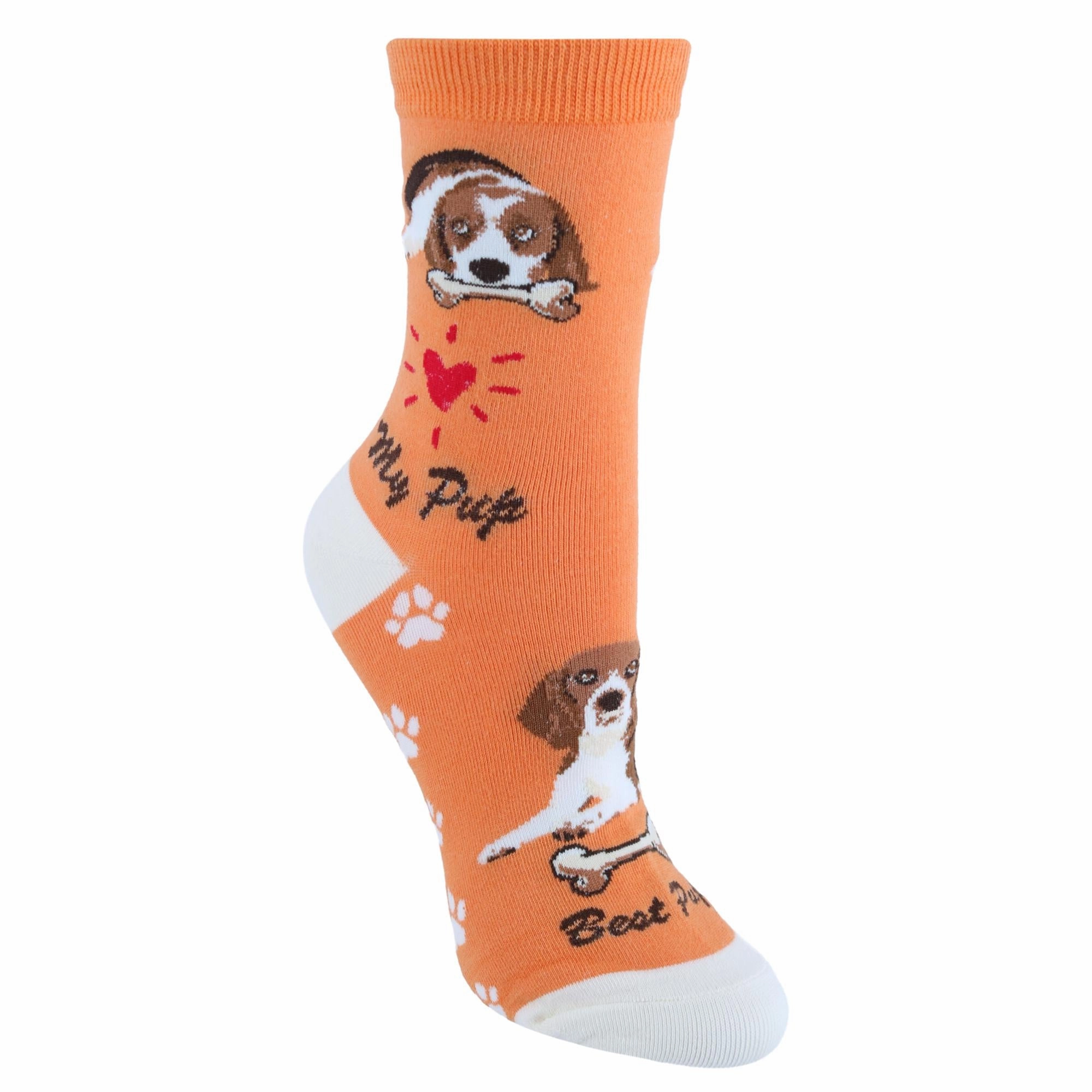 Women's My Pup Crew Novelty Socks