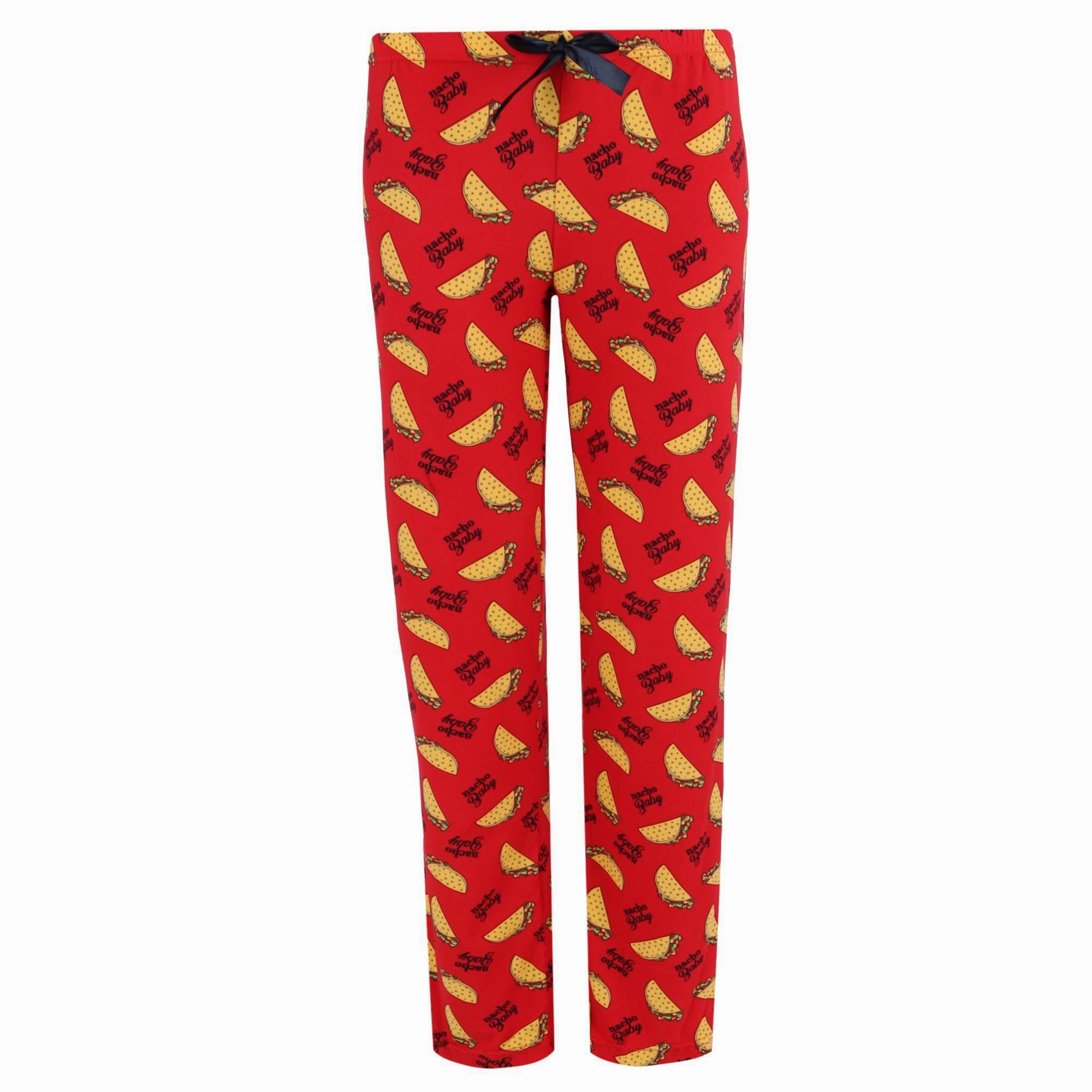 Women's Plus Size Taco Print Pajama Set
