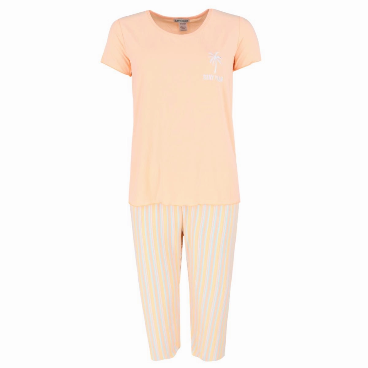 Women's Stay Palm Short Sleeve Capri Set