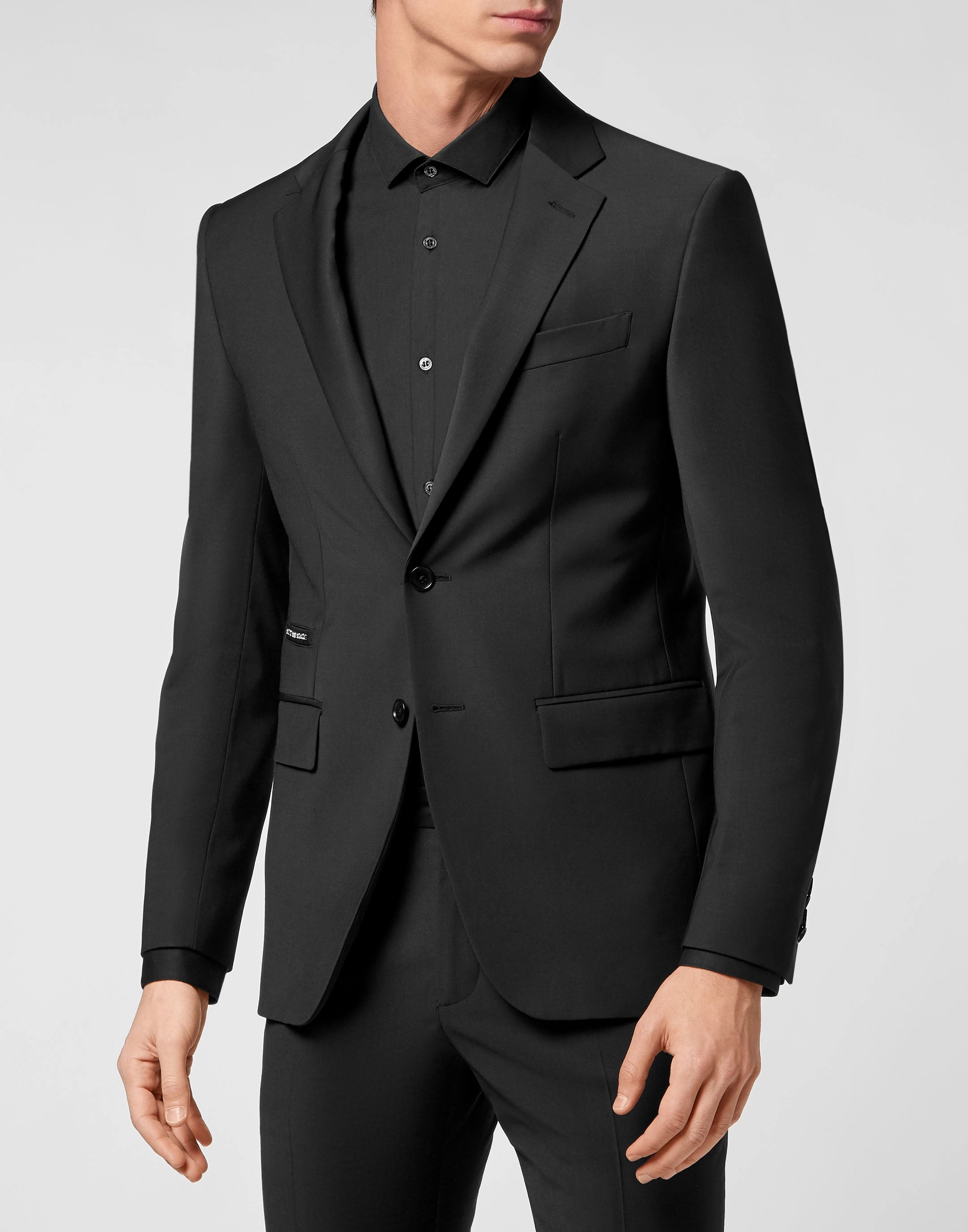 Wool Blazer Gigol fit Crystal Skull with Crystals