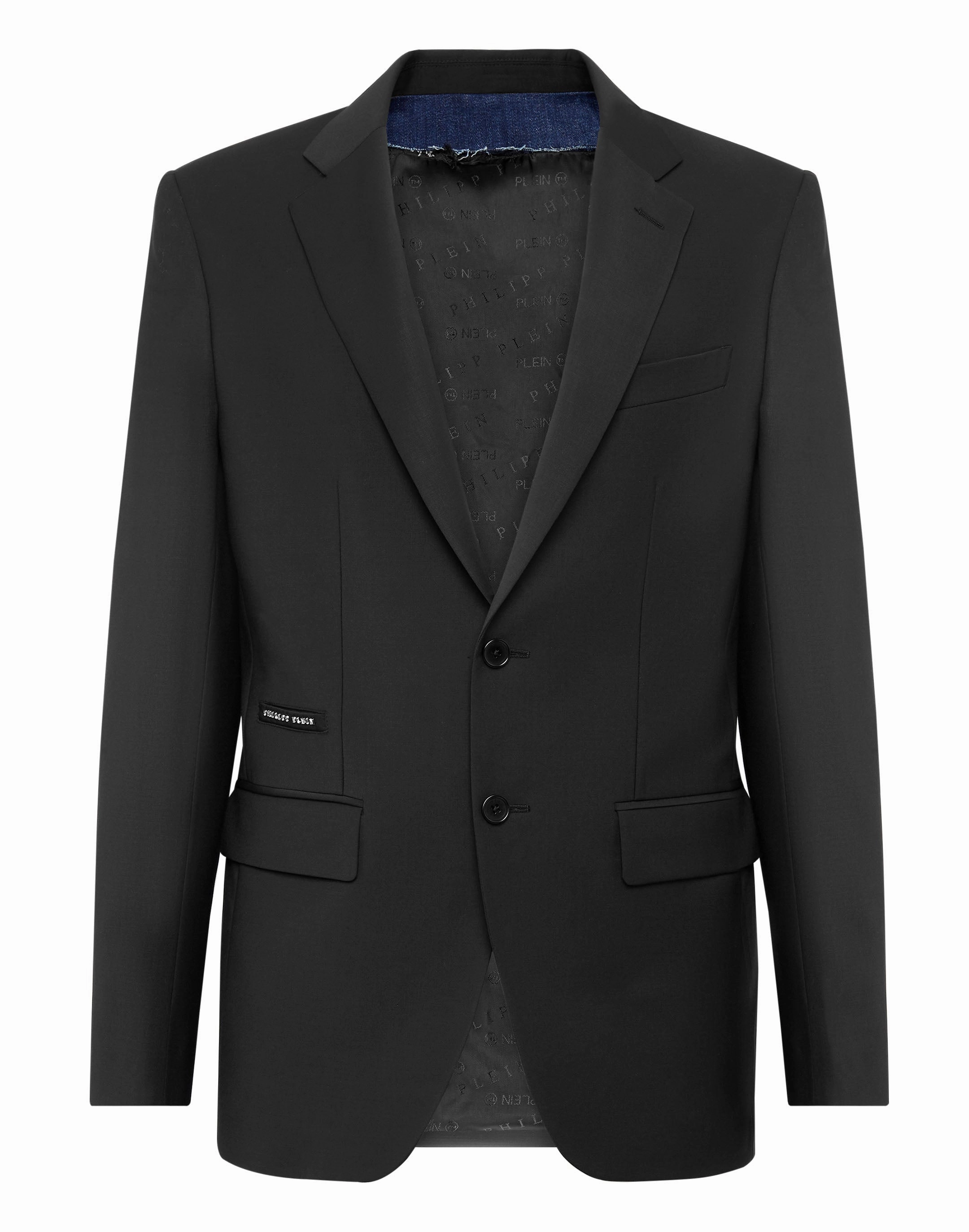 Wool Blazer Gigol fit Crystal Skull with Crystals