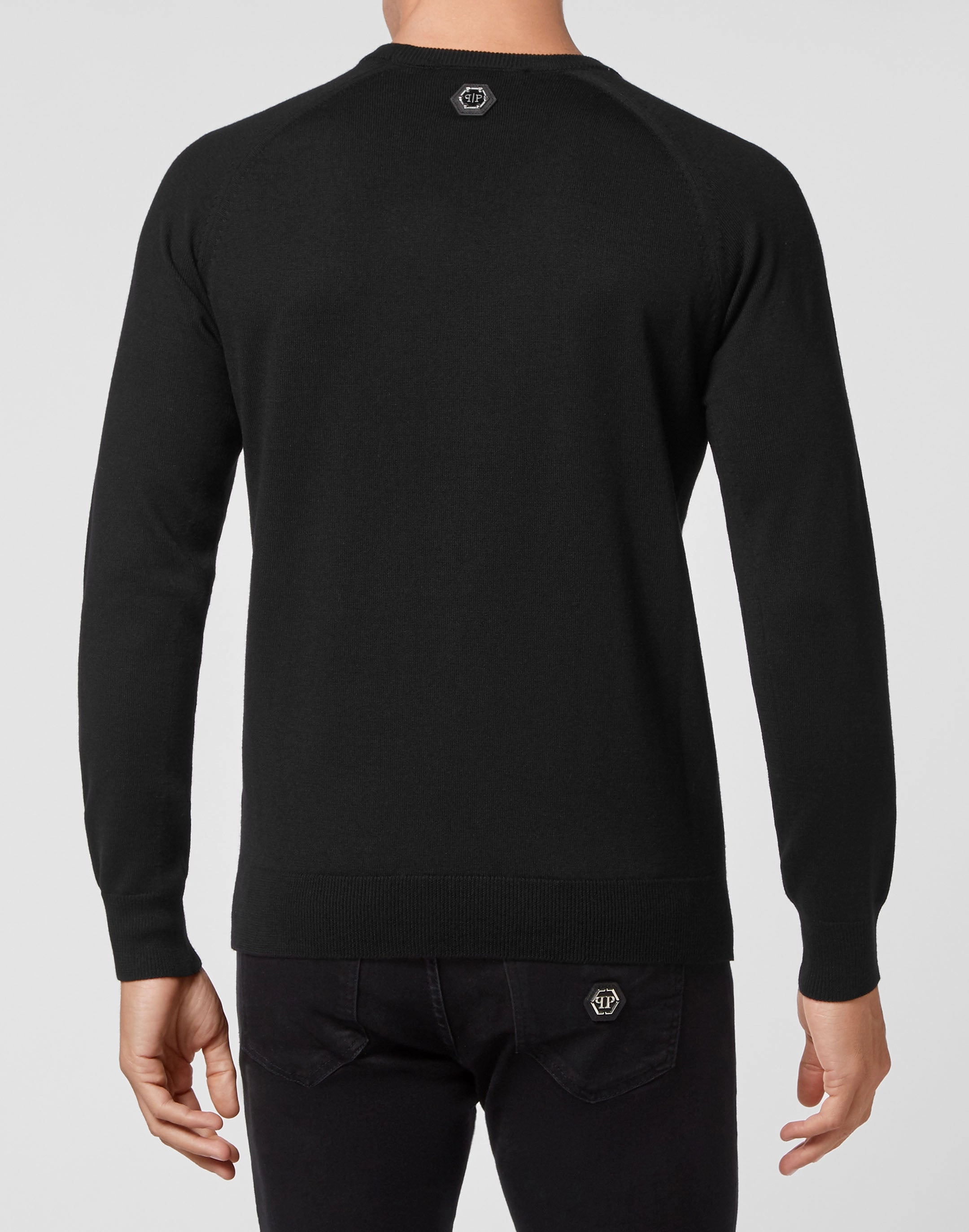 Wool Pullover Round Neck LS