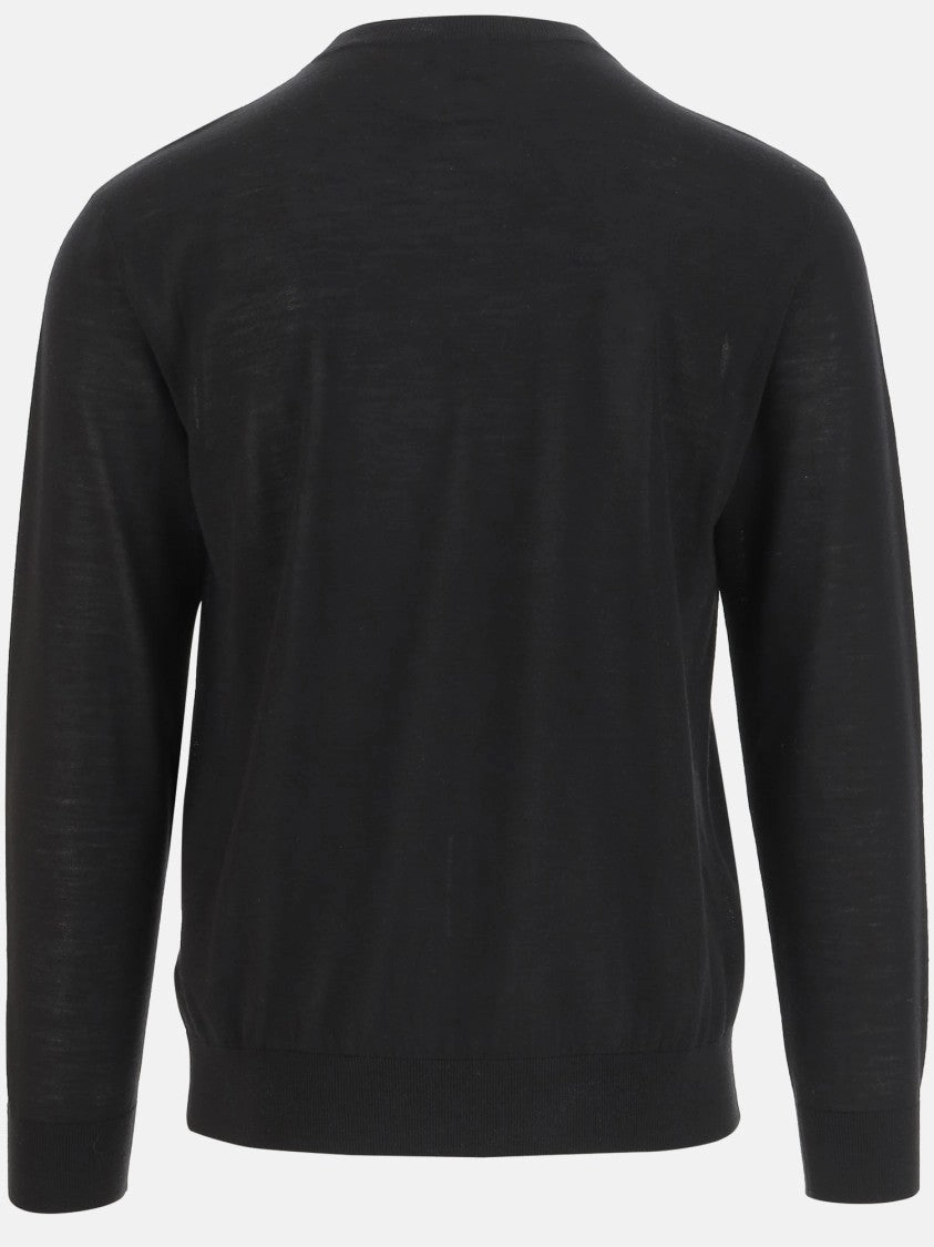 Wool Sweater With Logo