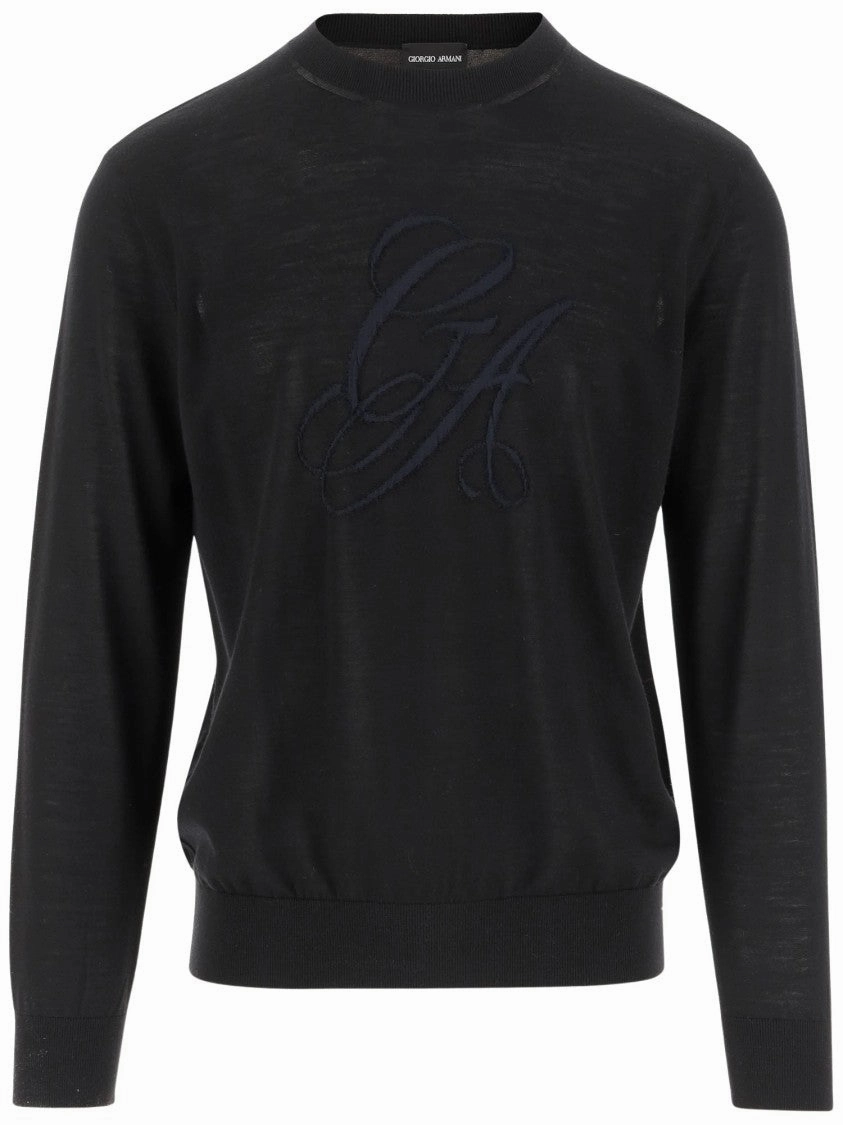Wool Sweater With Logo