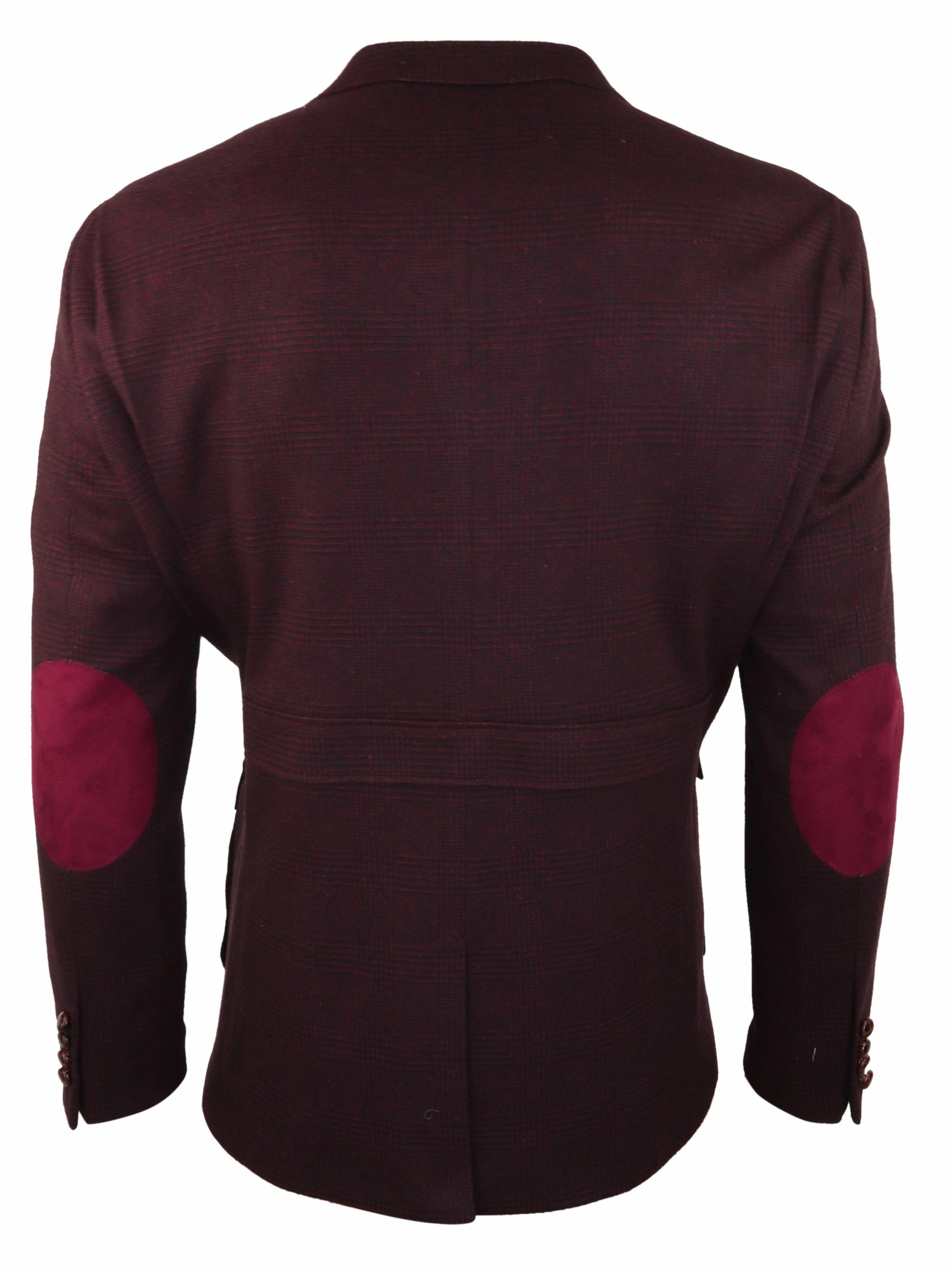 Wool Tweed Jacket Hunting Check