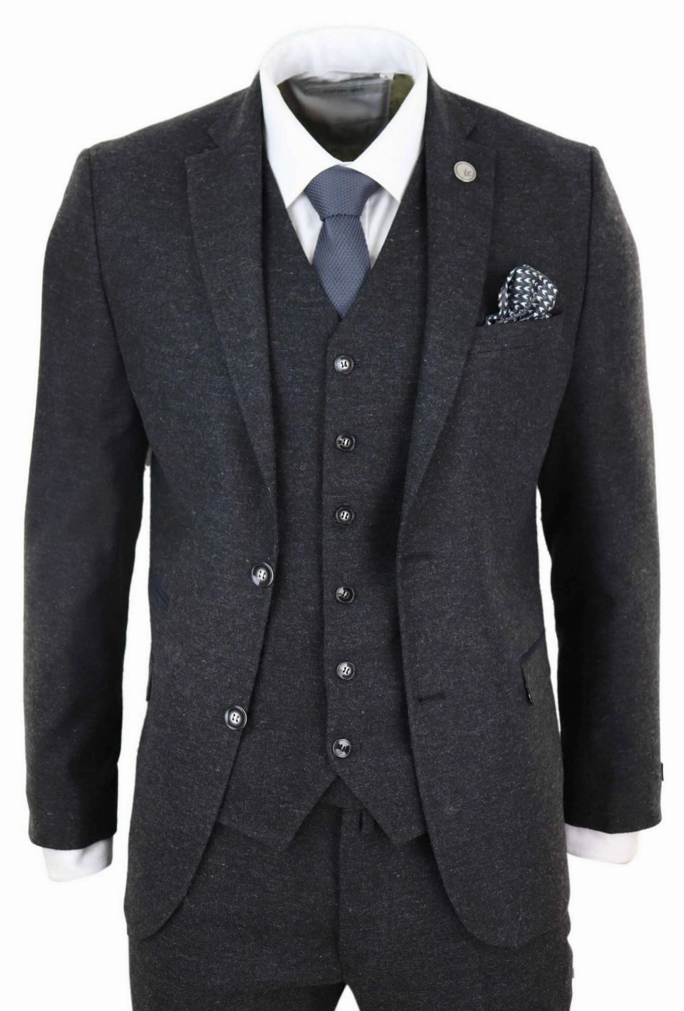 Wool Tweed Suit 3 Piece 1920s