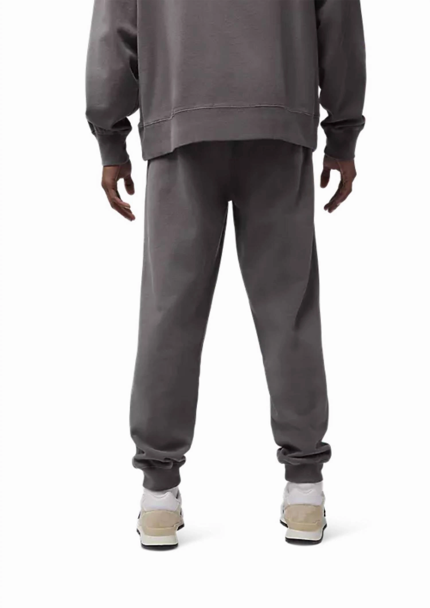 Wordmark Joggers Pants In Pewter Grey