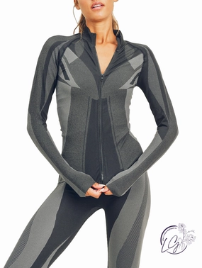 Working From The Gym Seamless Zip-Up Jacket affordable athletic pants for men