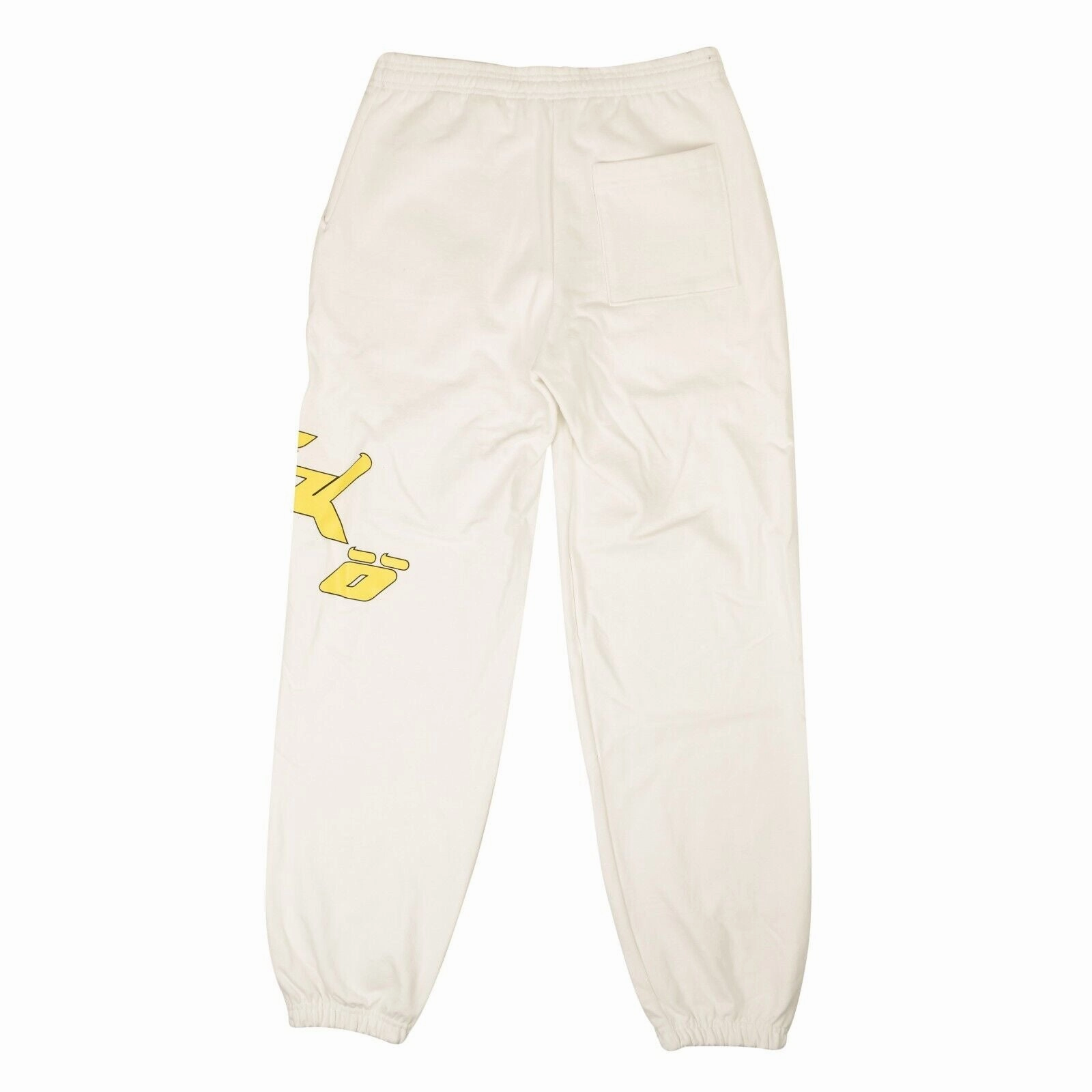 X 375 White And Yellow Logo Sweatpants