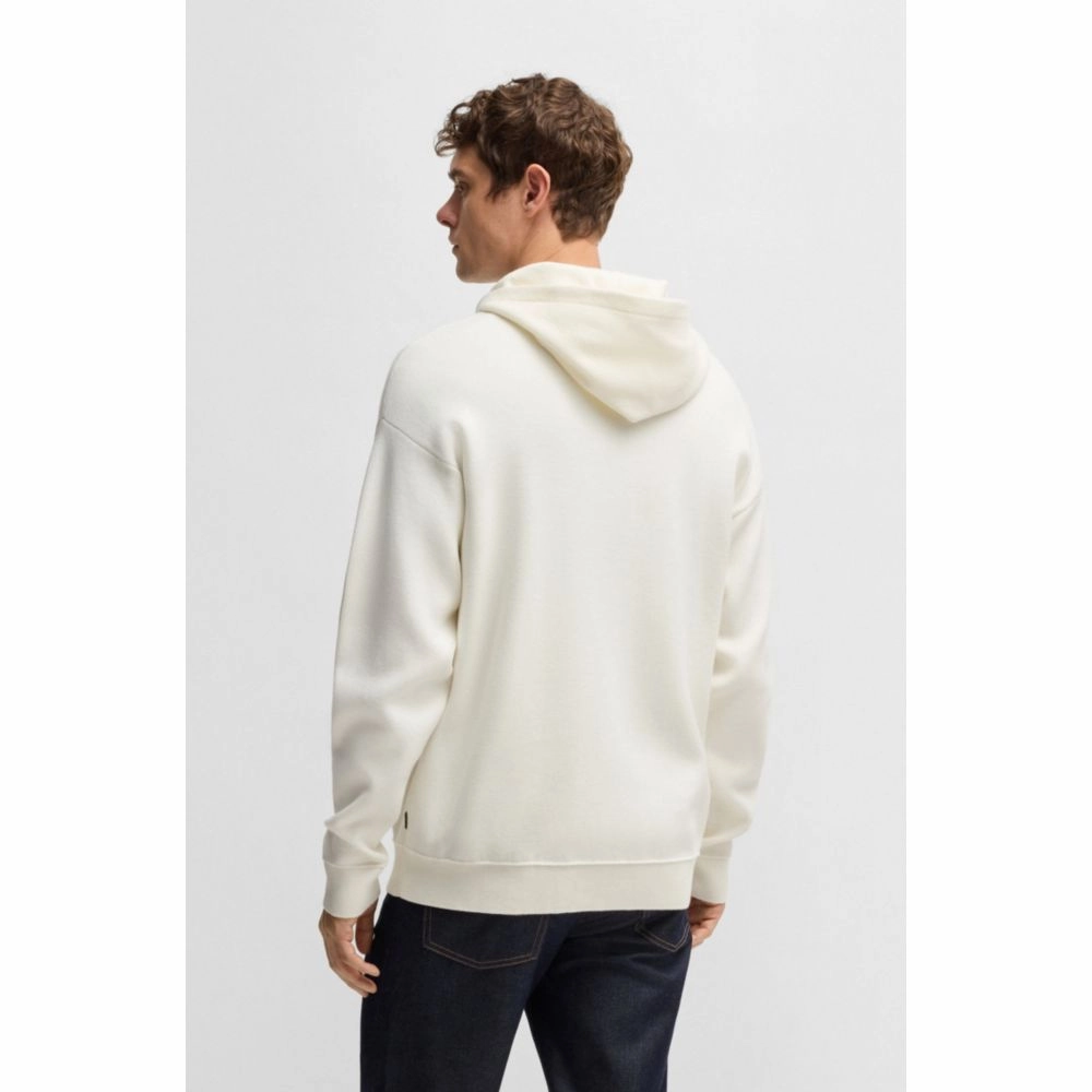 x ASTON MARTIN twisted-cotton hoodie with logo embroidery