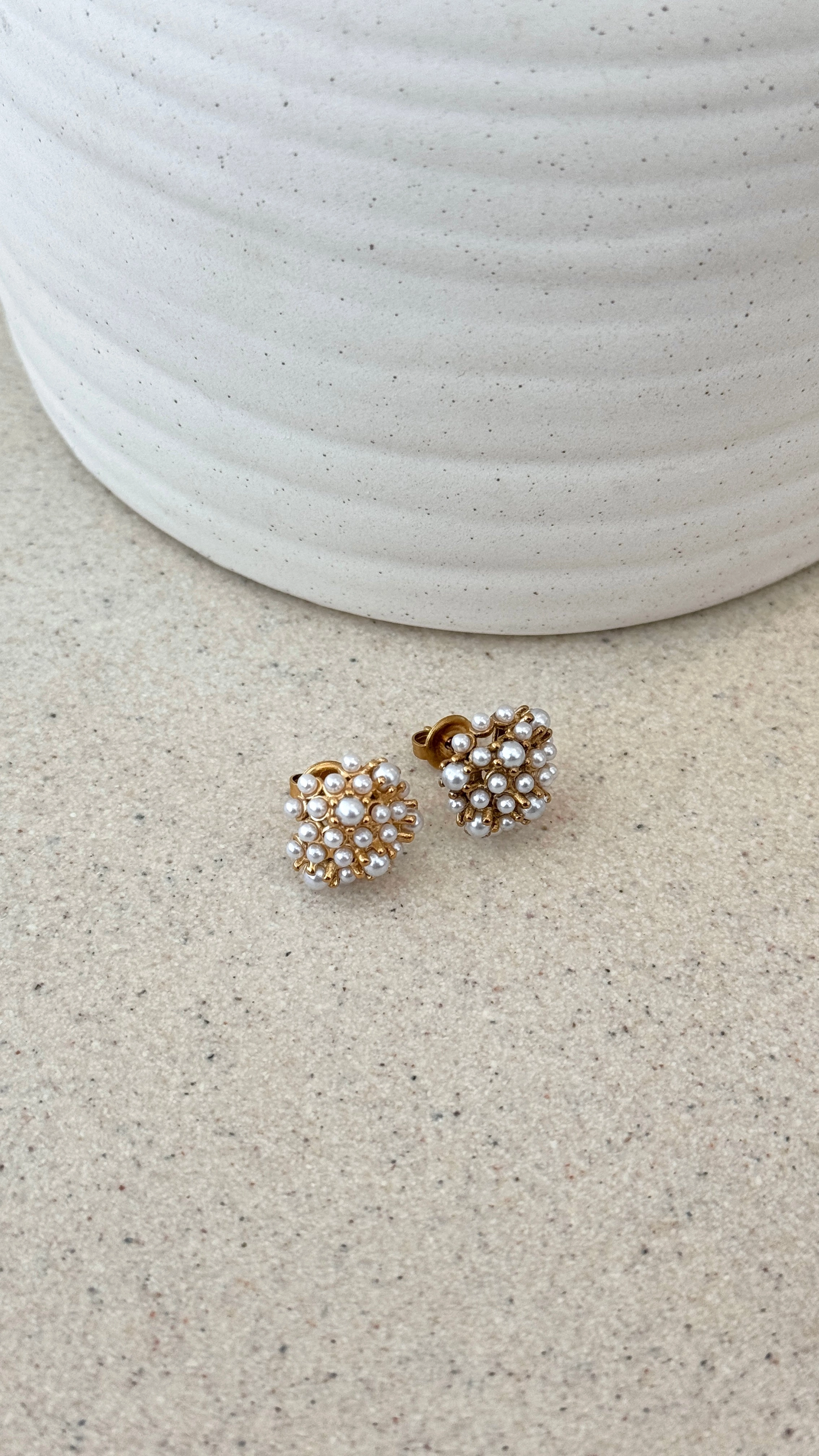 Yatima 18K Gold Earrings - Gold / Pearl