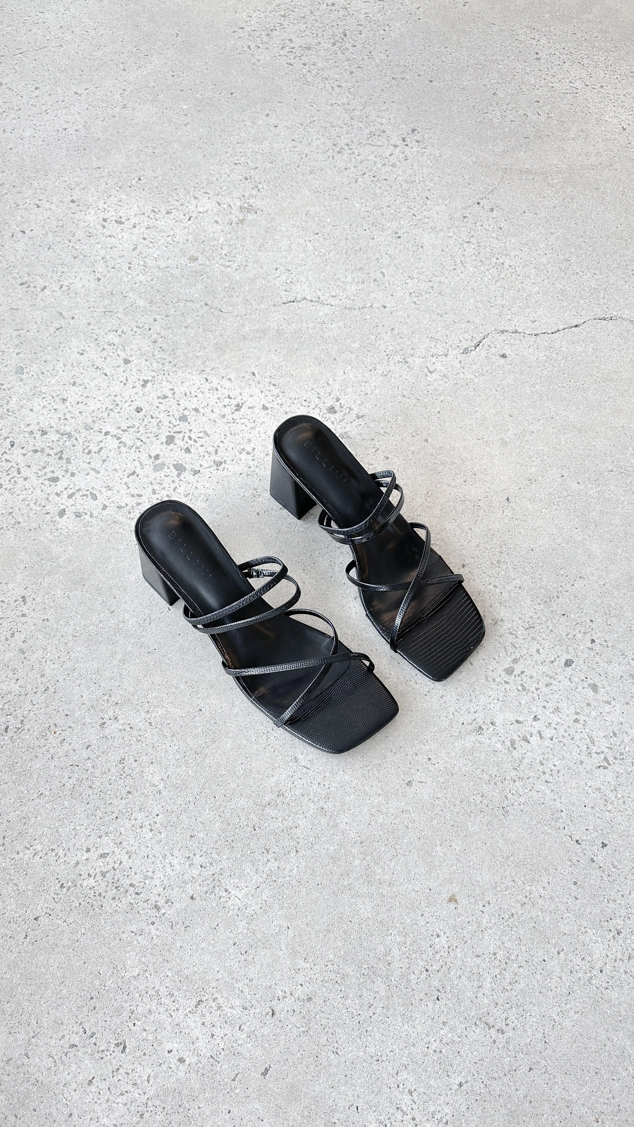 Yesha Heel - Black Scale