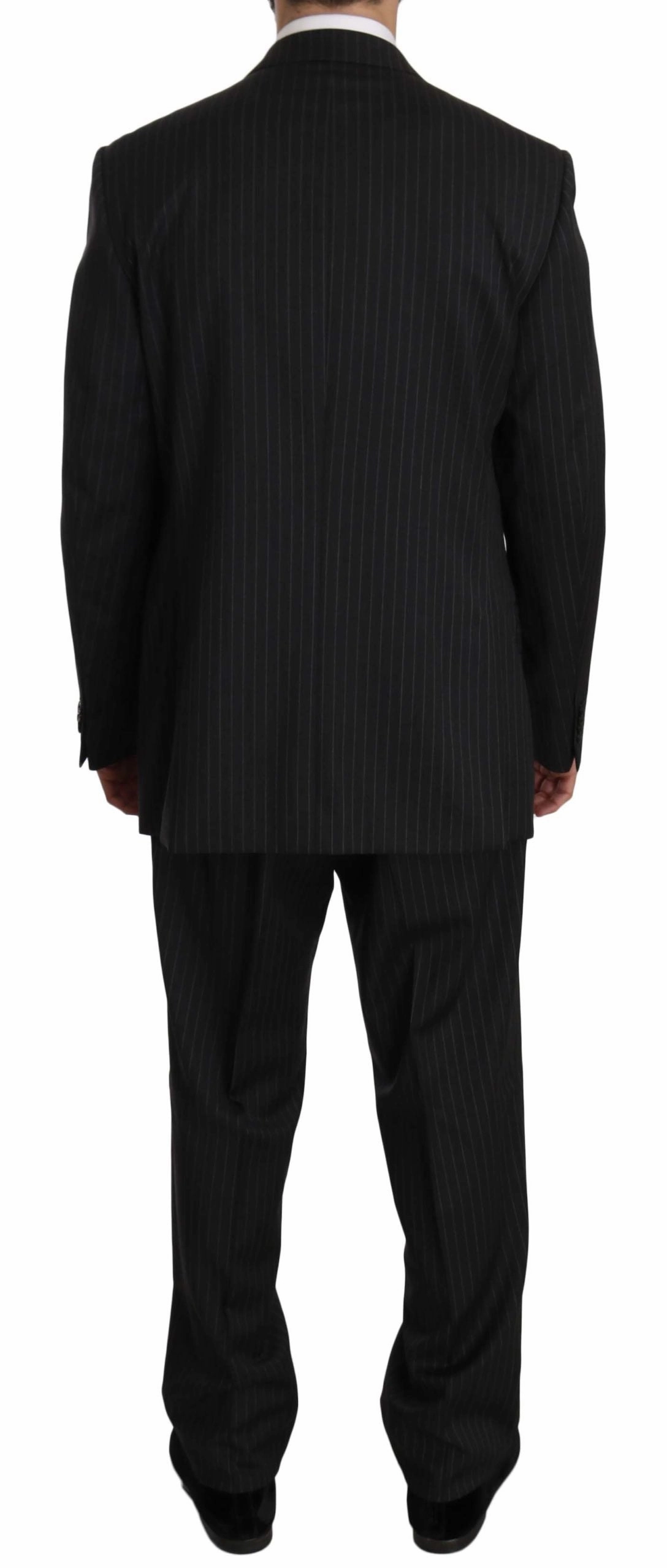 Z ZEGNA Elegant Striped Wool Men's Suit