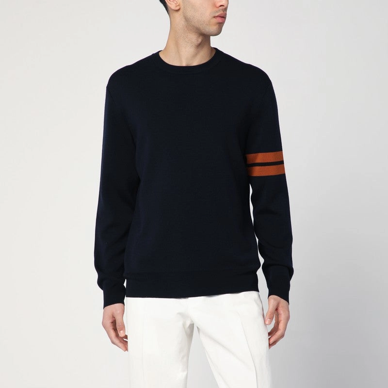 Zegna Men's blue Wool Sweater