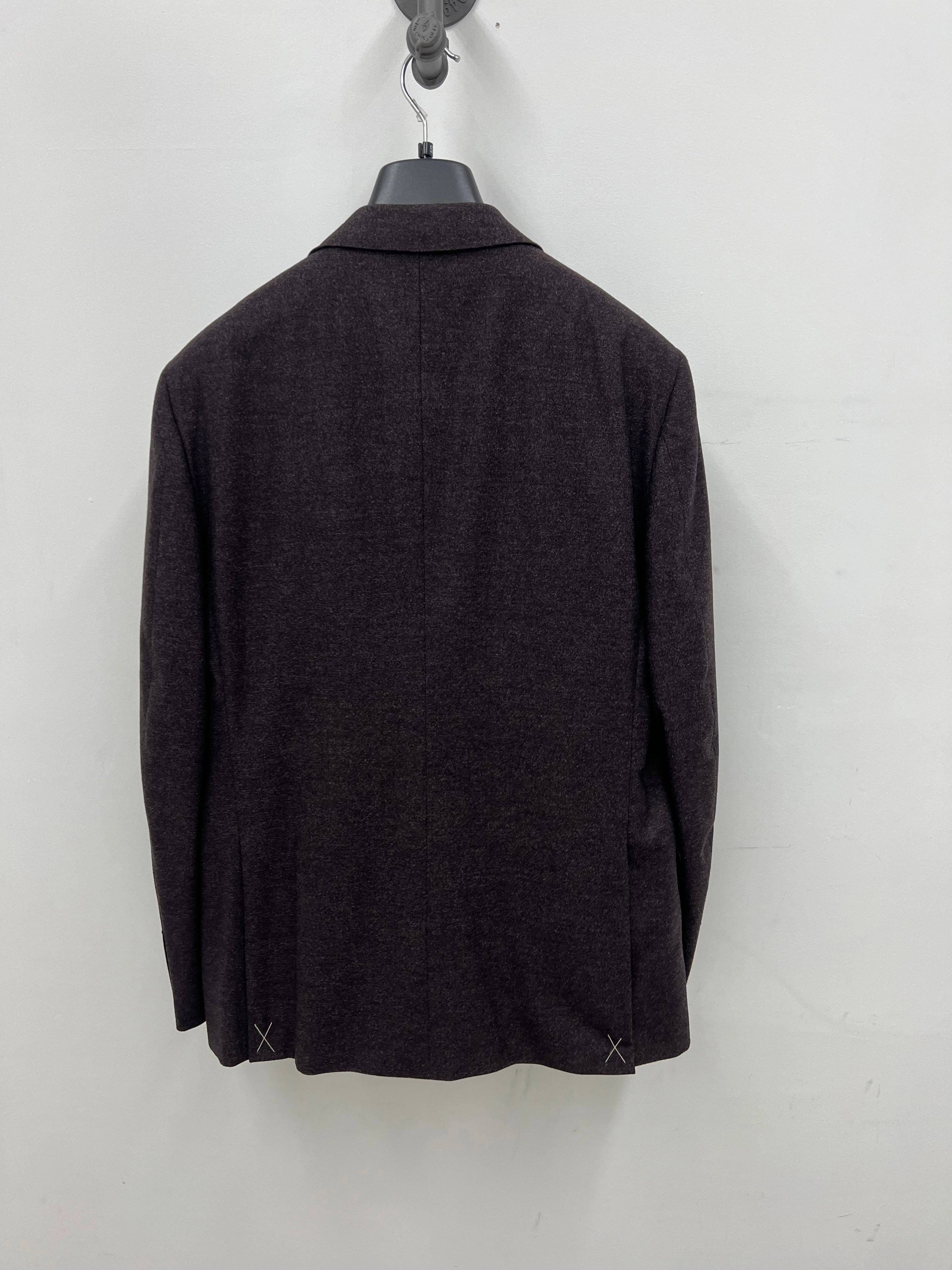 Zegna New Mens Wool Silk & Cashmere Purple Suit