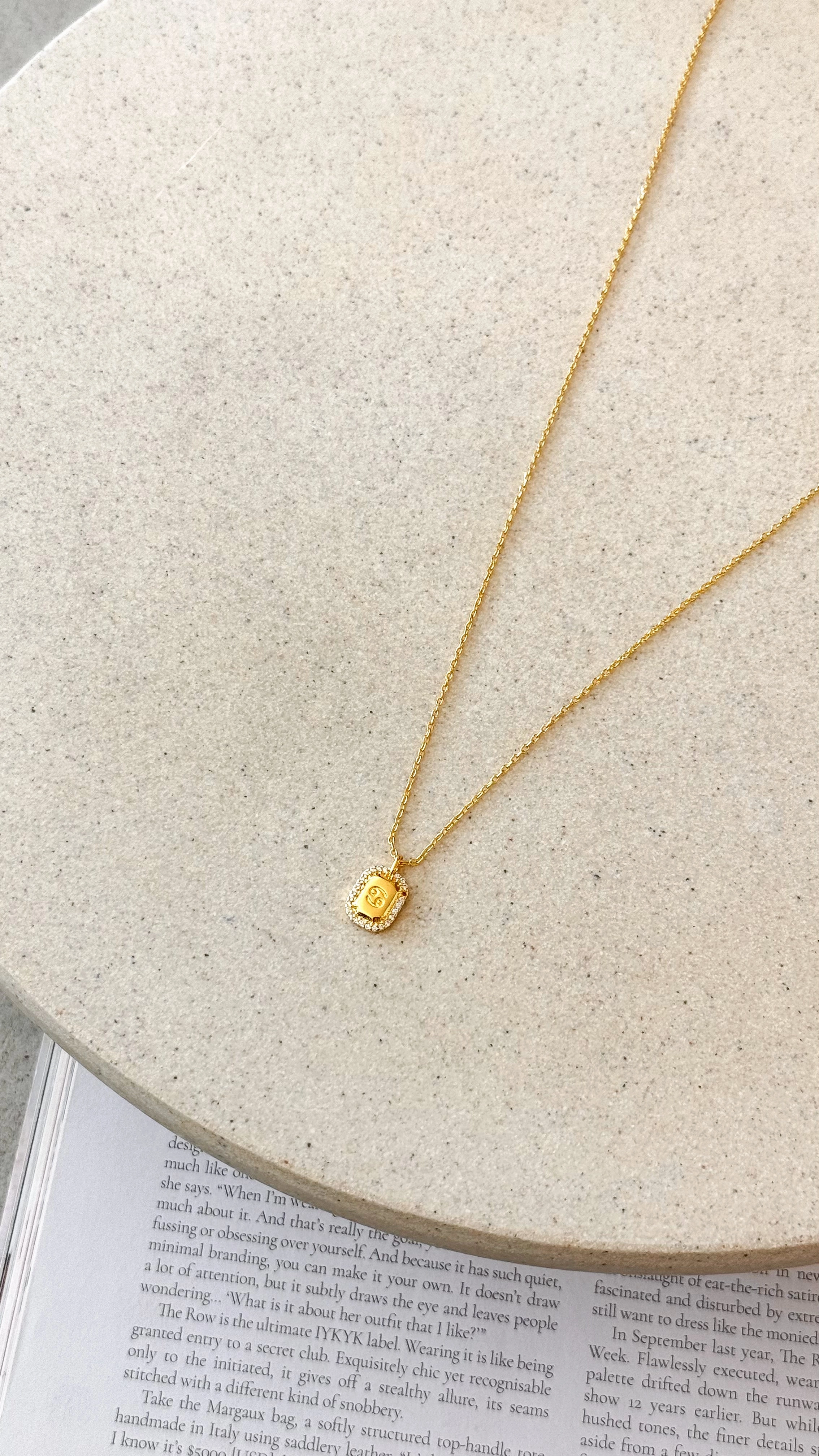 Zodiac Necklace - Cancer